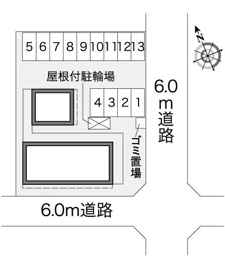 ★手数料０円★各務原市蘇原希望町２丁目　月極駐車場（LP）